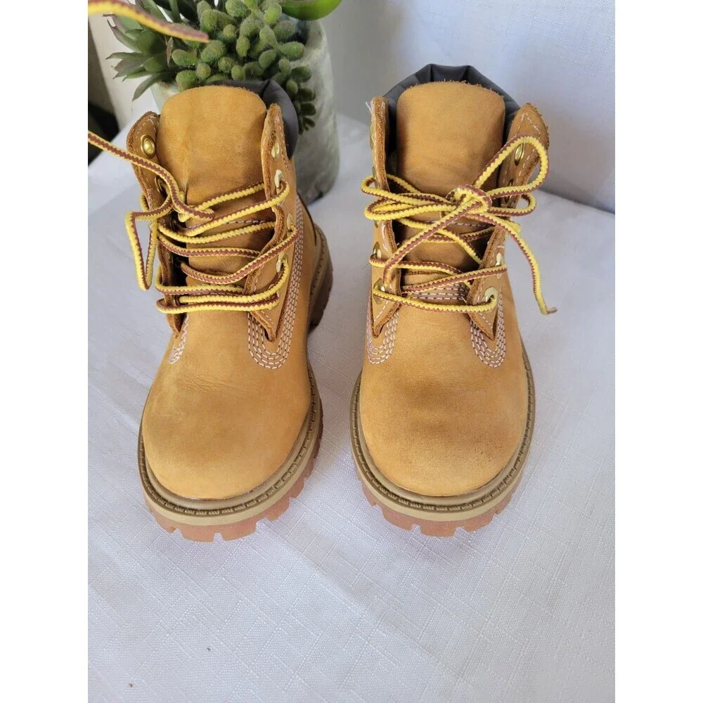 Timberland Toddlers 6 Inch Premium Waterproof Boots Lace Up Size 8